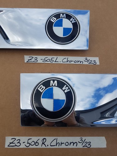 BMW Z3 Lufteinlass Kiâemen Ziergitter Motorhaube Chrom Silber RECHTS  LINKS
