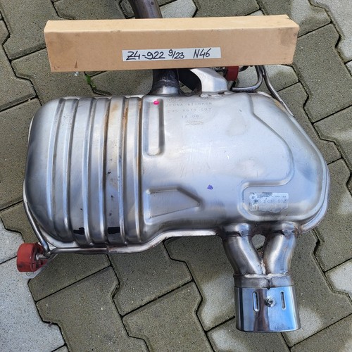 BMW Z4 E85 Auspuff Mittel +  Nachschalldämpfer  N46  Endschalldämpfer 7542922 – Bild 2