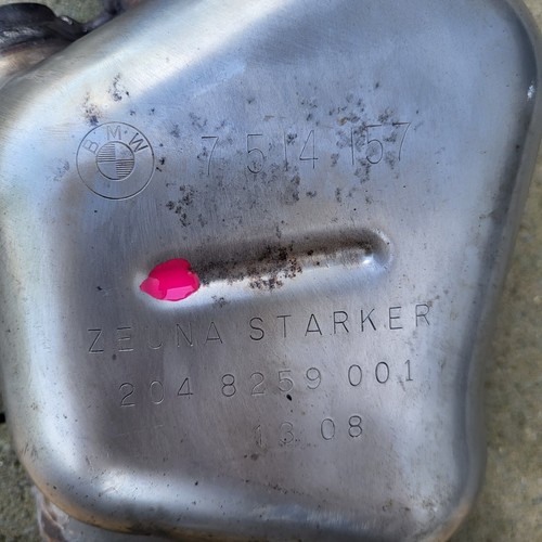 BMW Z4 E85 Auspuff Mittel +  Nachschalldämpfer  N46  Endschalldämpfer 7542922 – Bild 5