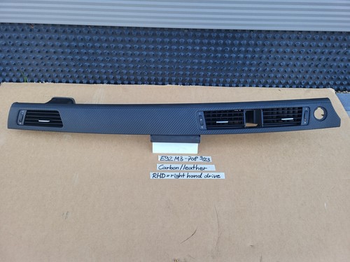 BMW E92 E93 M3 Leather Carbon Dashbord Interior Trim 8036708 RHD ABHOLUNG – Bild 1