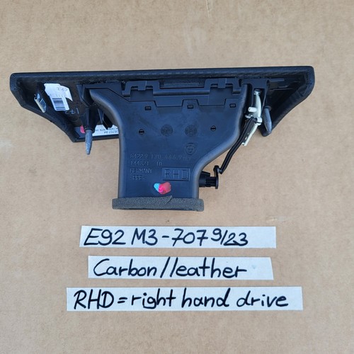 BMW E92 E93 M3 Leather Carbon Dashbord Interior Trim 8036708 RHD ABHOLUNG – Bild 13