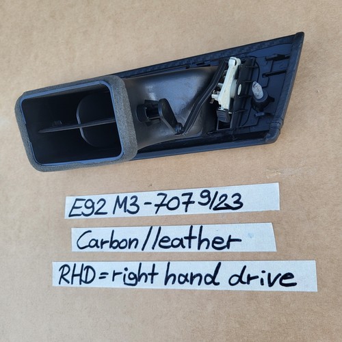 BMW E92 E93 M3 Leather Carbon Dashbord Interior Trim 8036708 RHD ABHOLUNG – Bild 14