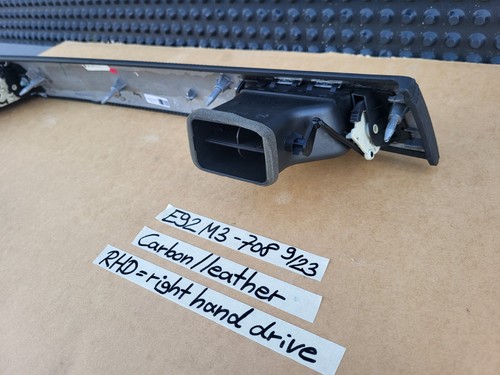 BMW E92 E93 M3 Leather Carbon Dashbord Interior Trim 8036708 RHD ABHOLUNG – Bild 7