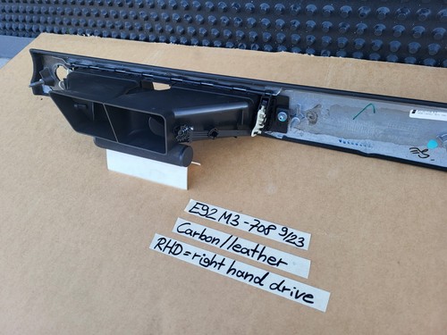 BMW E92 E93 M3 Leather Carbon Dashbord Interior Trim 8036708 RHD ABHOLUNG – Bild 8