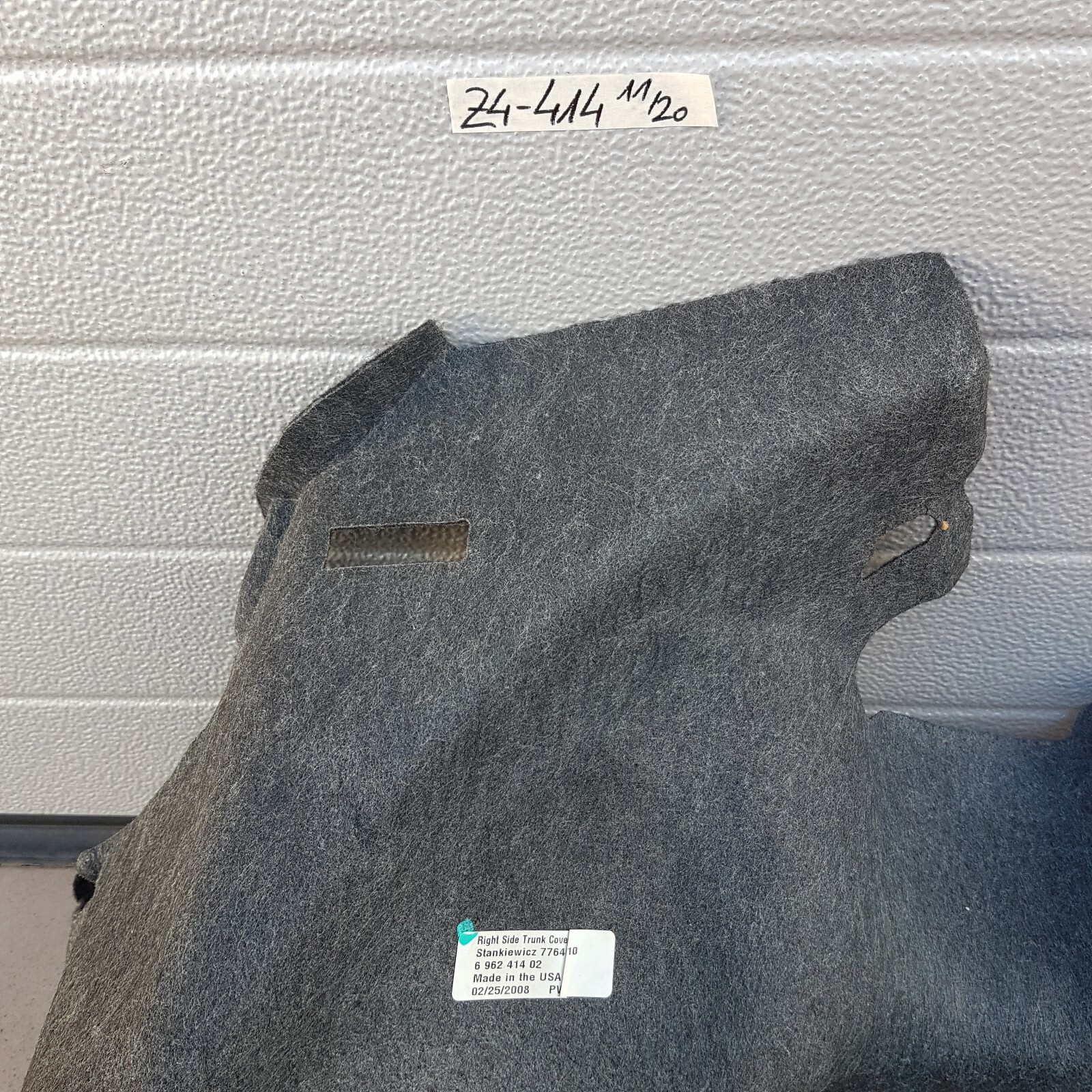 BMW Z4 E85 Kofferraum Teppich Gepäckraum Verkleidung HINTEN RECHTS 6962414 – Bild 2