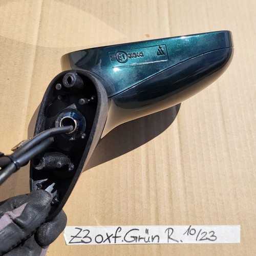 BMW Z3 Roadster + Coupe Seiten Außen Spiegel + Glas + Motor RECHTS Oxford Grün – Bild 6