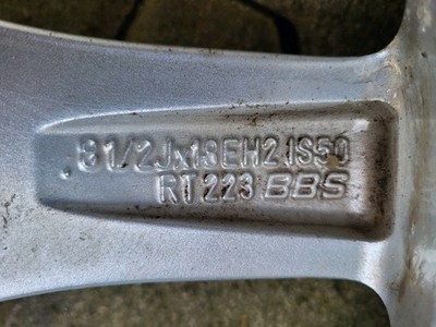 BMW Z4 E85 E86 E46 E63 BBS Alufelgen 2-teilig 8,5 J x 18 Zoll 6758195 ABHOLUNG – Bild 9