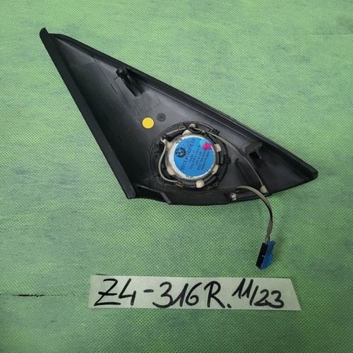 BMW Z4 E85 Hochton Lautsprecher rechts 4116316 + Verkleidung Eckblende – Bild 2