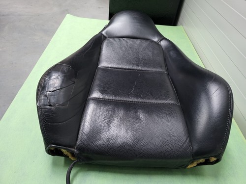 BMW Z3 Roadster Bei Fahrer Sitz Oberteil Leder schwarz Rückenlehne Sitzheizung