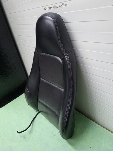 BMW Z3 Roadster Bei Fahrer Sitz Oberteil Leder schwarz Rückenlehne Sitzheizung