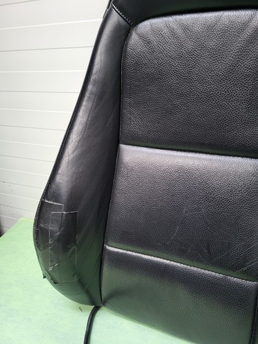 BMW Z3 Roadster Bei Fahrer Sitz Oberteil Leder schwarz Rückenlehne Sitzheizung