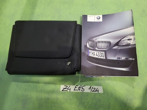 BMW Z4 E85 Bordmappe Leder Serviceheft  Betriebsanleitung Handbuch Englisch – Bild 1
