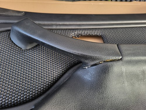 BMW Z3 Roadster  Coupe Tür Verkleidung Kunst-Leder schwarz Türtafel Griff RECHTS