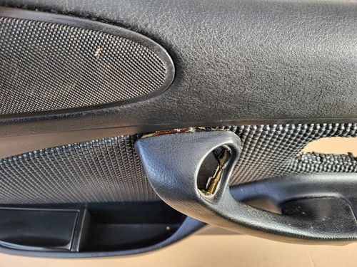 BMW Z3 Roadster  Coupe Tür Verkleidung Kunst-Leder schwarz Türtafel Griff RECHTS