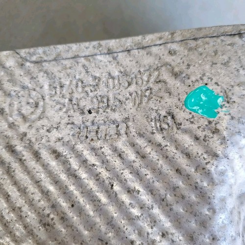 BMW Z4 E85 E86 Hitzeblech Wärmeisolierung Wärmeschutzblech Stirnwand 7015672 – Bild 3