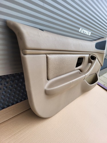 BMW Z3 Roadster Tür Verkleidung Türtafel LINKS + Griff Leder Dot beige