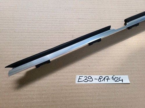 BMW E39 Zierleiste Chrom Fenster Schacht Leiste Dichtung HINTEN LINKS 8185817 – Bild 2