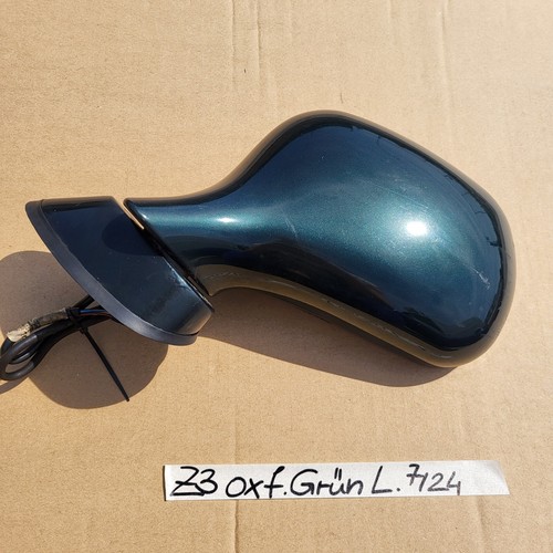 BMW Z3 Roadster + Coupe Seiten Außen Spiegel + Gehäuse Glas LINKS  Oxford Grün – Bild 2