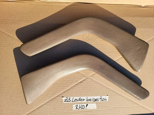 BMW Z3 Bumerang Verkleidung Mittelkonsole Blende rechts + links Voll Leder beige – Bild 1
