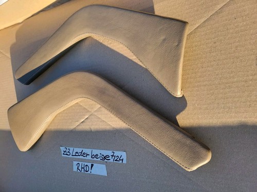 BMW Z3 Bumerang Verkleidung Mittelkonsole Blende rechts + links Voll Leder beige – Bild 3