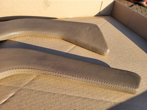 BMW Z3 Bumerang Verkleidung Mittelkonsole Blende rechts + links Voll Leder beige – Bild 4