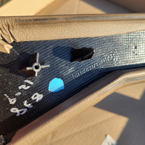 BMW Z3 Bumerang Verkleidung Mittelkonsole Blende rechts + links Voll Leder beige – Bild 9