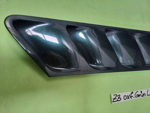 BMW Roadster Z3 Lufteinlass Ki​emen Ziergitter Motorhaube oxford grün LINKS – Bild 3