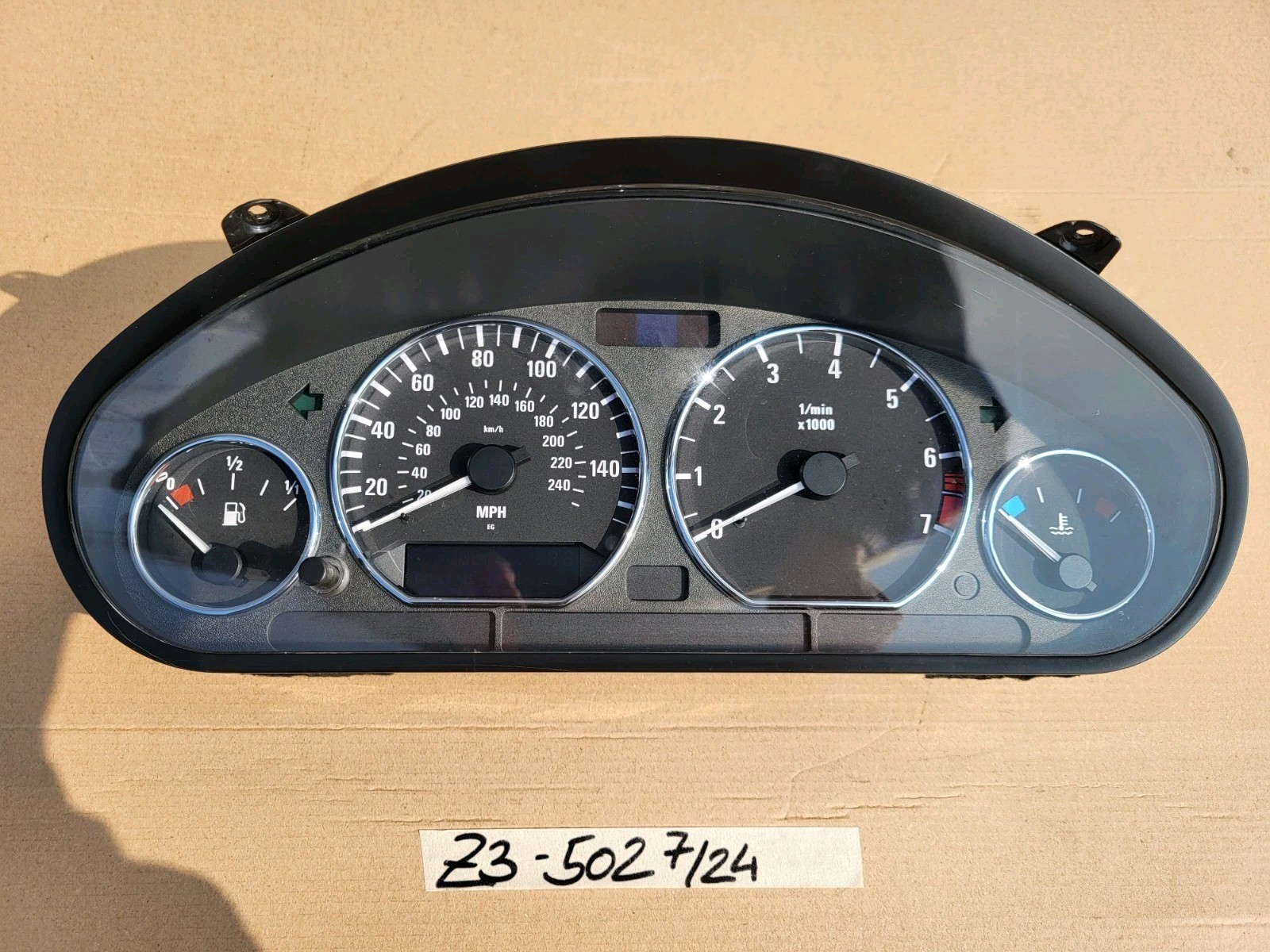 BMW Z3 Roadster Meilen Tacho Kombi  Instrument Tachometer 6901502 + Stecker – Bild 1