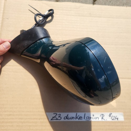 BMW Z3 Roadster + Coupe Seiten Außen Spiegel + Glas + Motor RECHTS Dunkel Grün – Bild 8