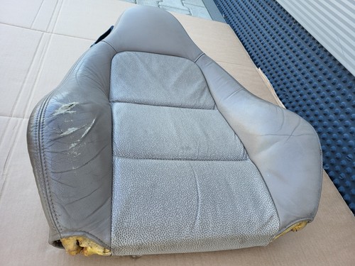 BMW Z3 Beifahrer Sitz Oberteil Leder beige Rücken Lehne Polster Kissen Bezug – Bild 12