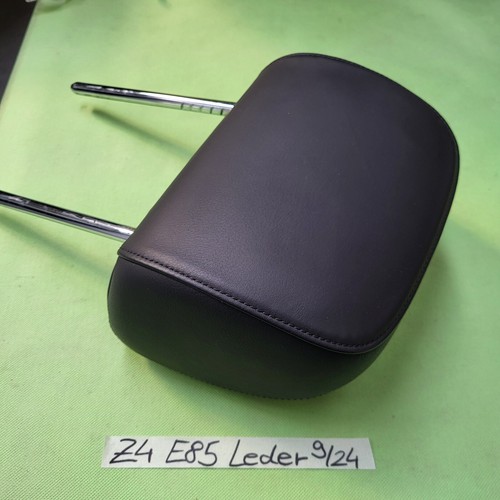 BMW Z4 E85 Kopfstütze für Fahrer ODER Beifahrer Sitz Leder Schwarz Black – Bild 4