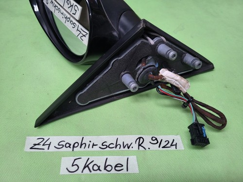 BMW Z4 E85 Seiten Außen Spiegel +  Motor RECHTS Saphir schwarz Black metallic – Bild 11