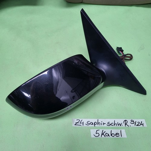 BMW Z4 E85 Seiten Außen Spiegel +  Motor RECHTS Saphir schwarz Black metallic – Bild 7