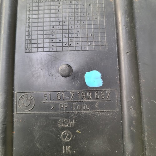 BMW Z4 E85 Unterfahrschutz Klappe für Ölwanne Blende Öl Ablass Schraube  7199687 – Bild 2