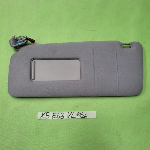 BMW X5 E53 Sonnenblende Vorne Links Fahrer Seite grau Beleuchtet – Bild 1