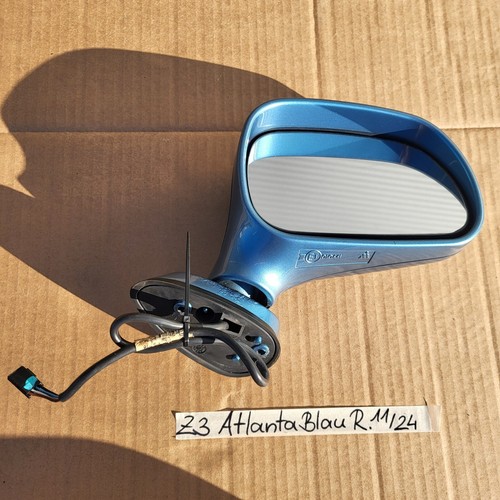 Spiegel BMW Z3 Roadster Seiten Außen Spiegel Kappe Gehäuse RECHTS  Atlanta blau – Bild 1