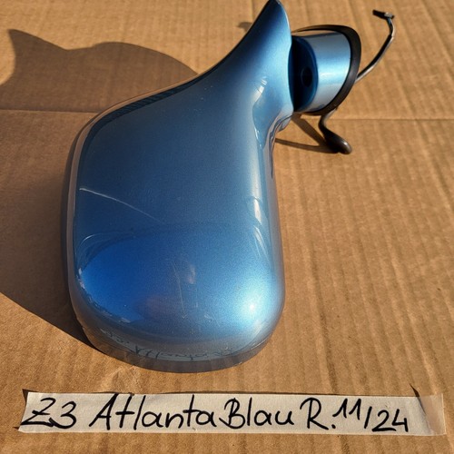 Spiegel BMW Z3 Roadster Seiten Außen Spiegel Kappe Gehäuse RECHTS  Atlanta blau – Bild 5