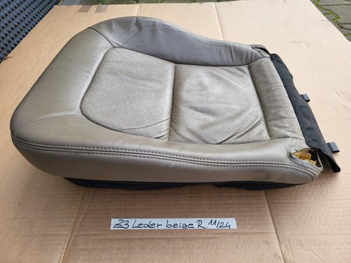 Sitzkissen BMW Z3 Beifahrer Sitz Unterteil Leder beige Bezug + Polster RECHTS – Bild 4