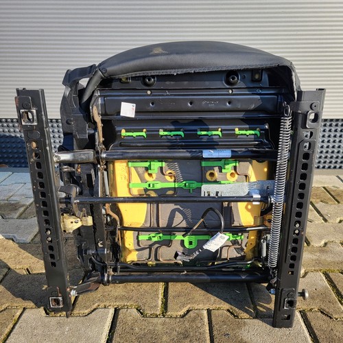 BMW Z4 E85 Beifahrer Sitz Unterteil Leder Schwarz + Gestell Schiene Manuell – Bild 5