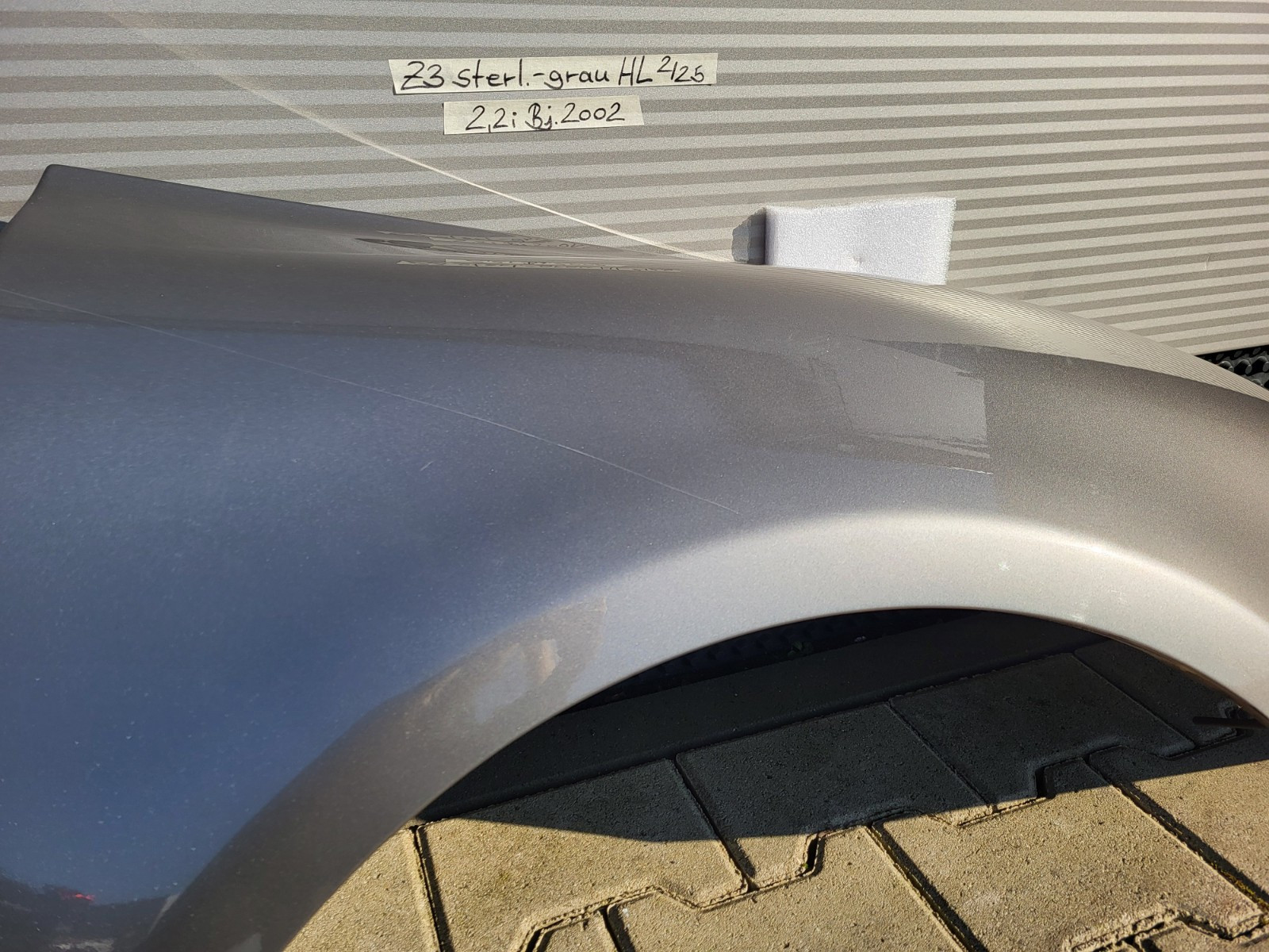 BMW Z3 Roadster Kotflügel Seitenwand  HINTEN rechts ODER links grau ABHOLUNG – Bild 6