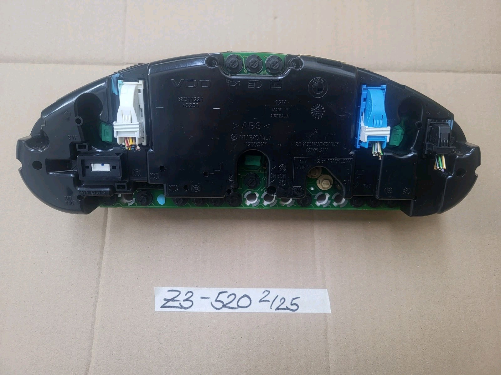 BMW Z3 Roadster Meilen Tacho Kombi  Instrument Tachometer 6901520 – Bild 4