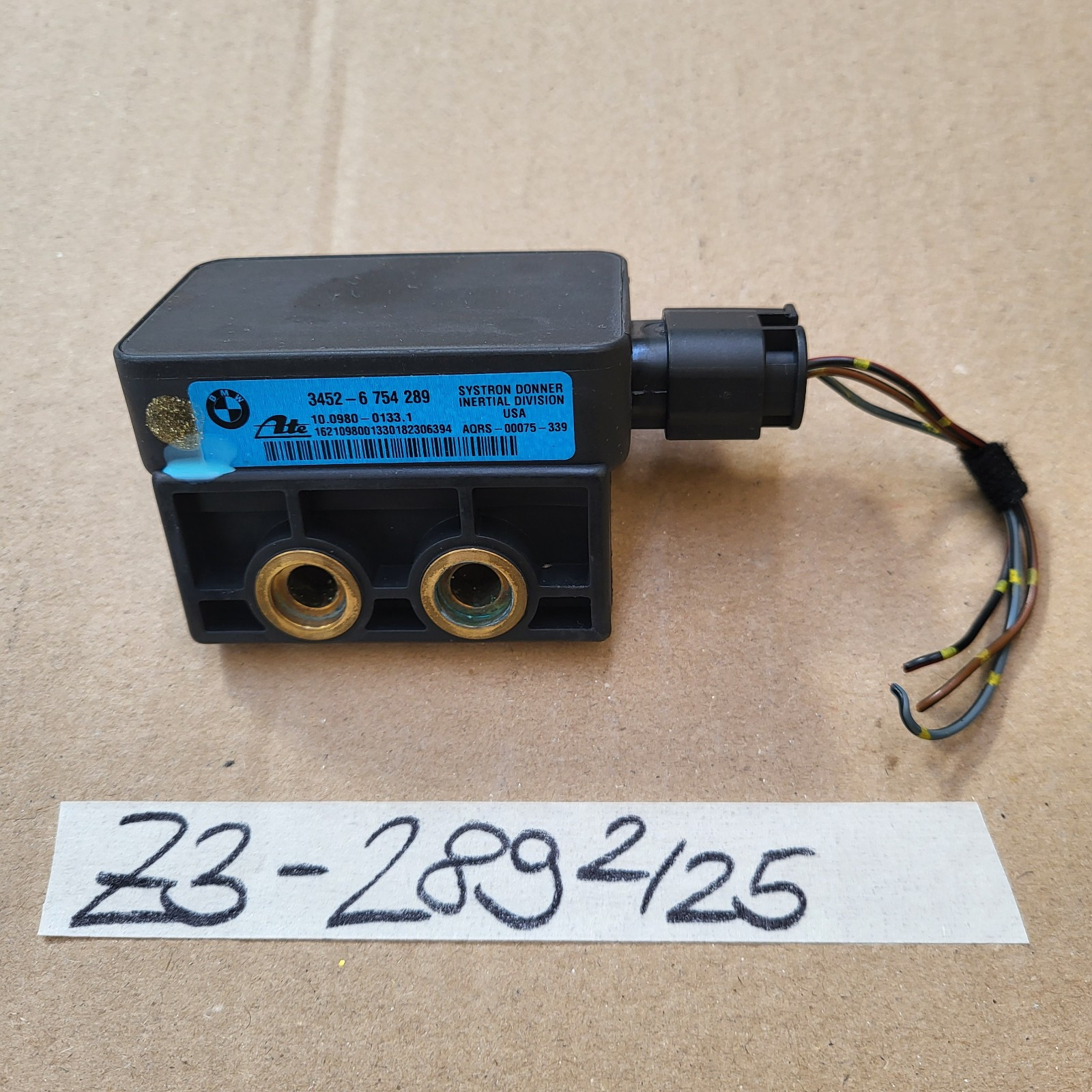BMW E36 M3 + Z3 DSC Drehraten Sensor 6754289 mit Stecker – Bild 1