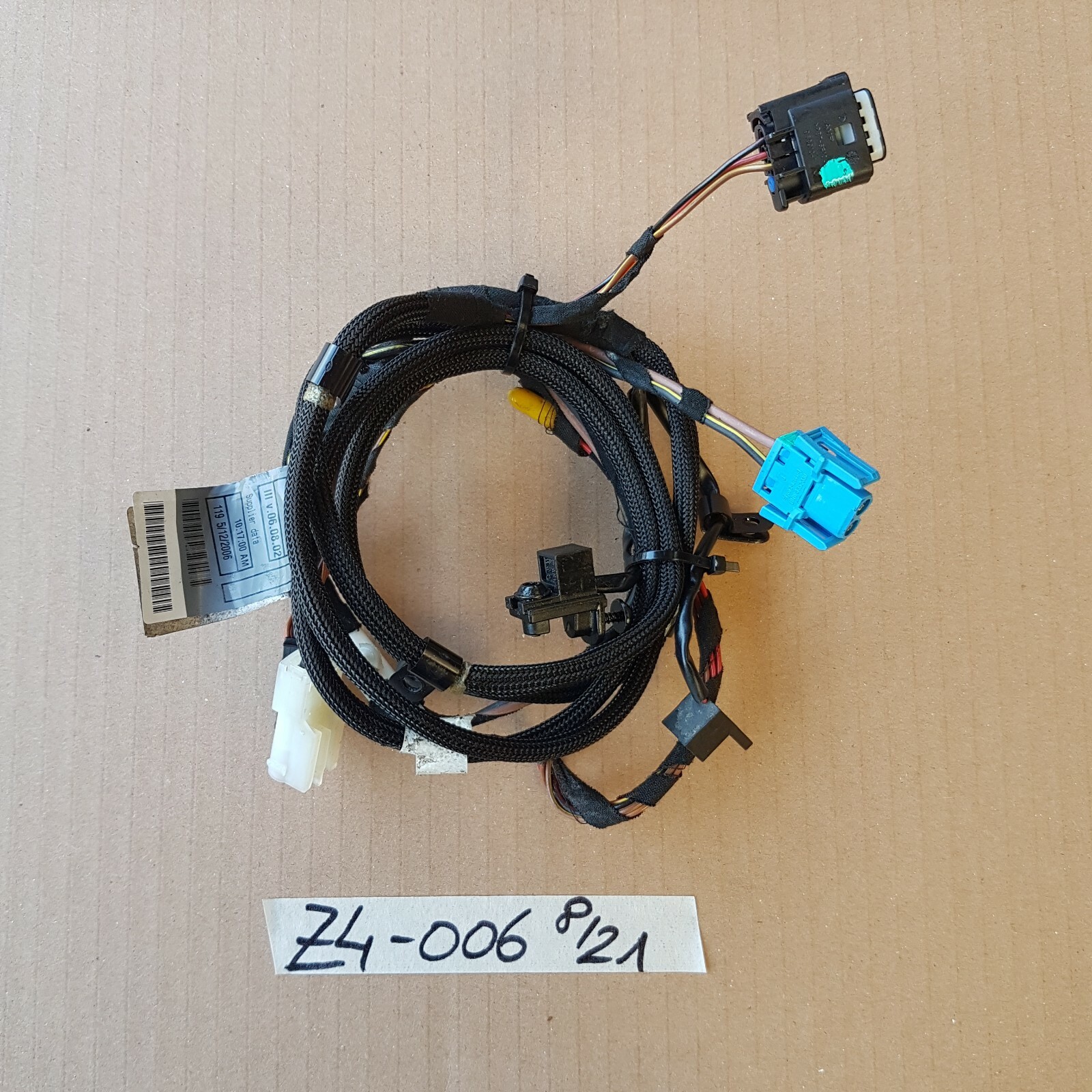 BMW Z4 E85 Roadster Cabrio Verdeck Kabel Heckscheibe Kontakt Schalter 13174006 – Bild 1