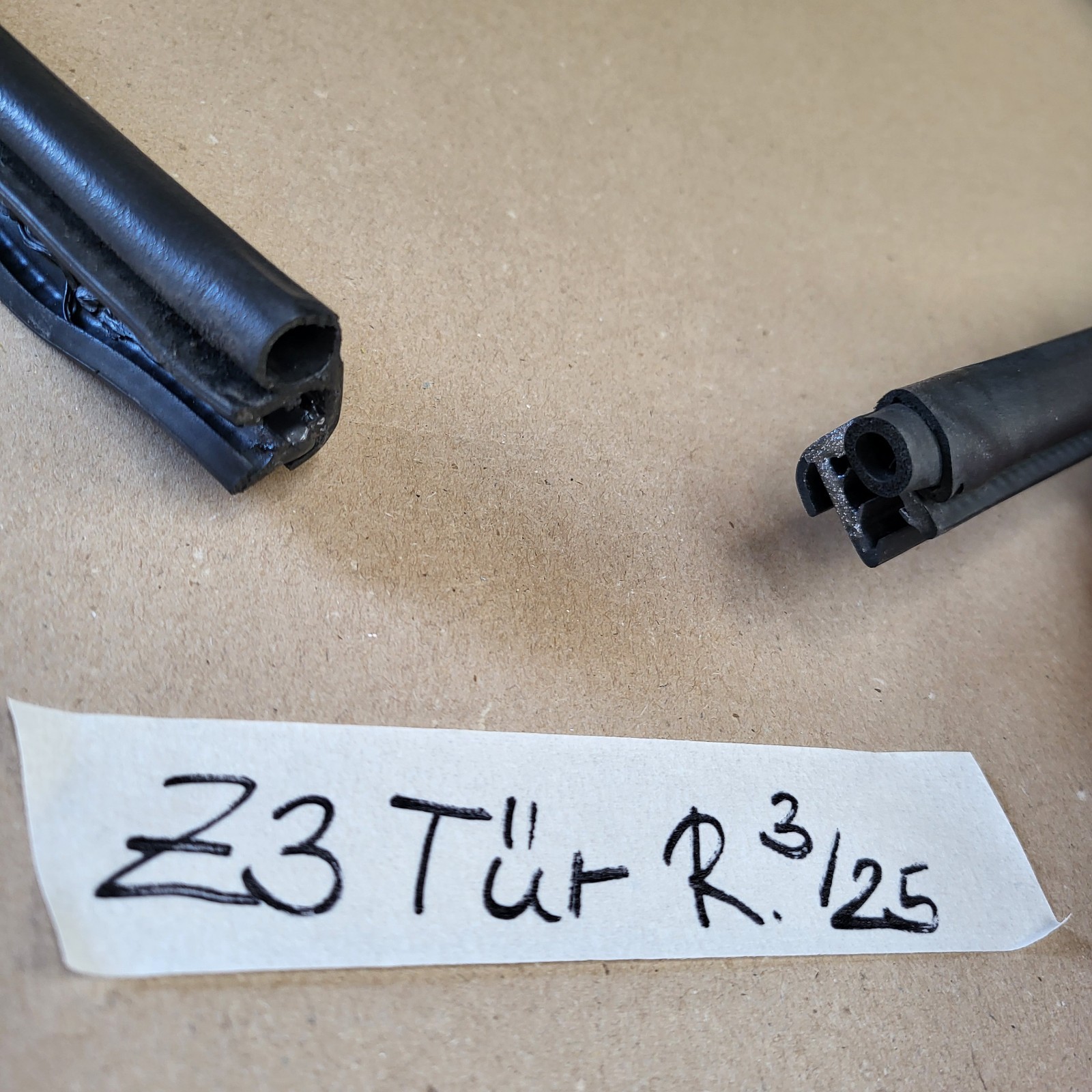 Tür Dichtung BMW Z3 Roadster  Dicht Gummi Kantenschutz Beifahrer Seite RECHTS – Bild 3