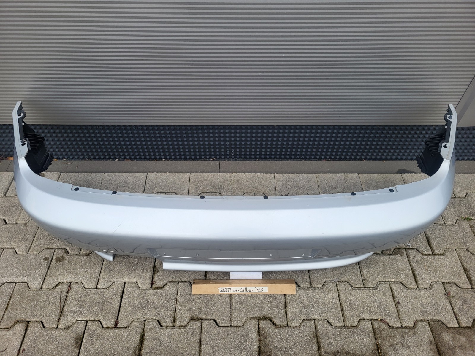 BMW Z3 Facelift Heck Stoßstange Stoßfänger HINTEN Heckschürze Silber ABHOLUNG – Bild 2