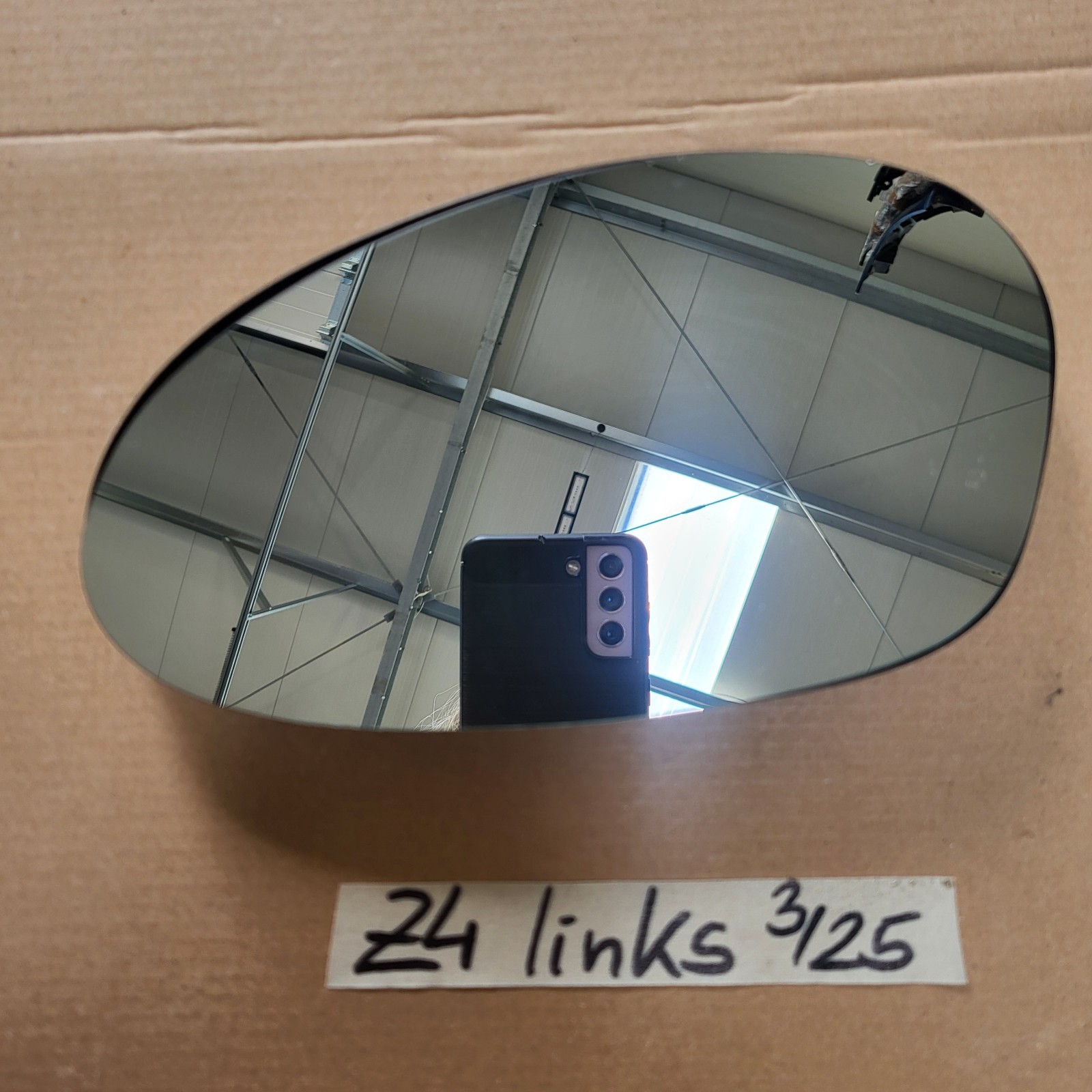 original BMW Z4 E85 E86 Seiten Außen Spiegel Glas LINKS – Bild 1