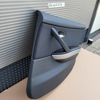 BMW E90 Türtafel / Tür Verkleidung HINTEN RECHTS Stoff Fluid Anthrazit – Bild 3