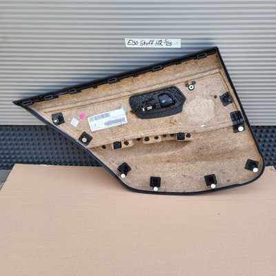 BMW E90 Türtafel / Tür Verkleidung HINTEN RECHTS Stoff Fluid Anthrazit – Bild 5
