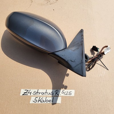 BMW Z4 E85 Seiten Außen Spiegel RECHTS 5 Kabel Stratus Grau Metallic Code 440 – Bild 1