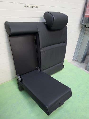 BMW E92 Coupe Rückbank Oberteil LINKS Leder schwarz Rücksitz Lehne ABHOLUNG – Bild 2